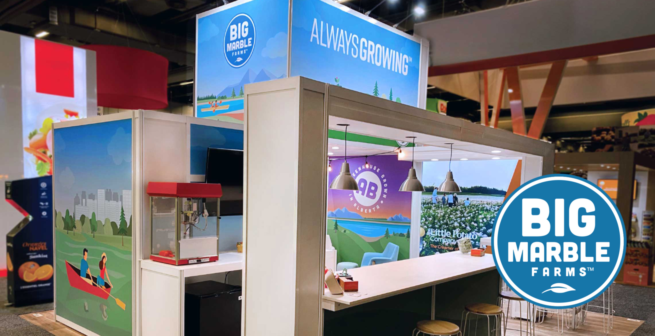 Big Marble Trade Show Booth Tugboat Group